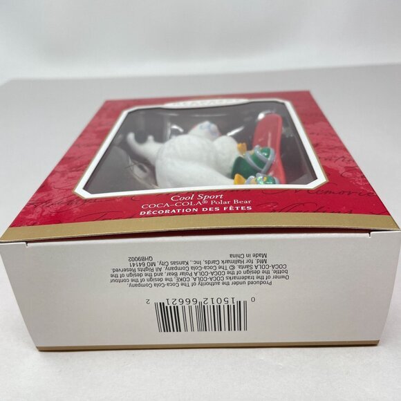 Hallmark Keepsake Ornament Cool Sport Coca-Cola Polar Bear 2001 Christmas Decor - Picture 2 of 8